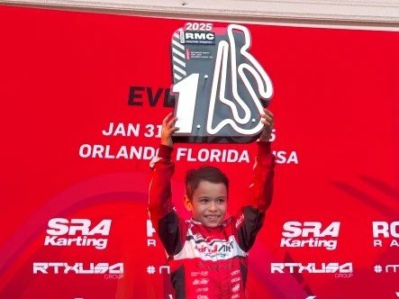 Murilo Dominguez repete belas atuações em Orlando e conquista sua primeira vitória no kartismo americano